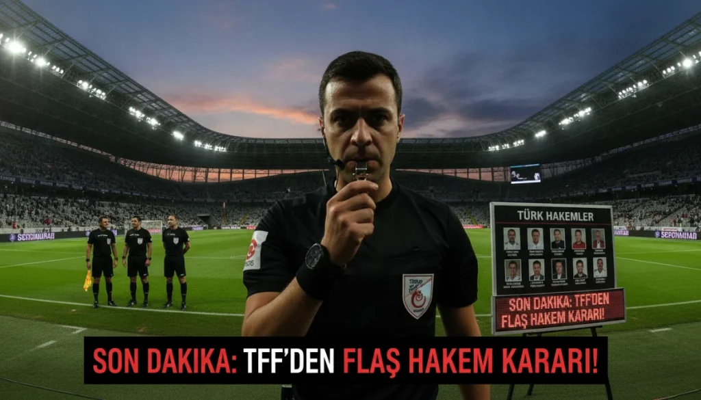 Süper Lig’de 7. Hafta İçin Hakemlikte Geçiş Planı